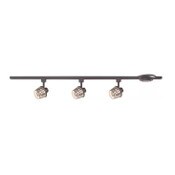 Wholesale - 44" 3-LIGHT FROSTED WHITE LINEAR TRACK SECTION C/P 1, UPC: 899089002353